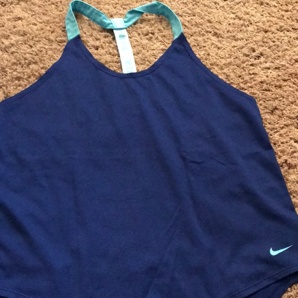 Nike Tops - Blue nike tank